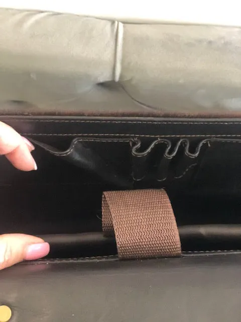 Computer Laptop Carry Case Leather Cowhide