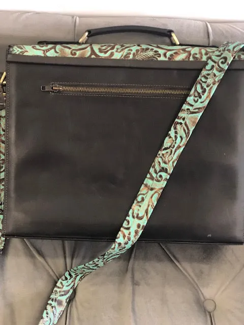 Computer Laptop Carry Case Leather Cowhide