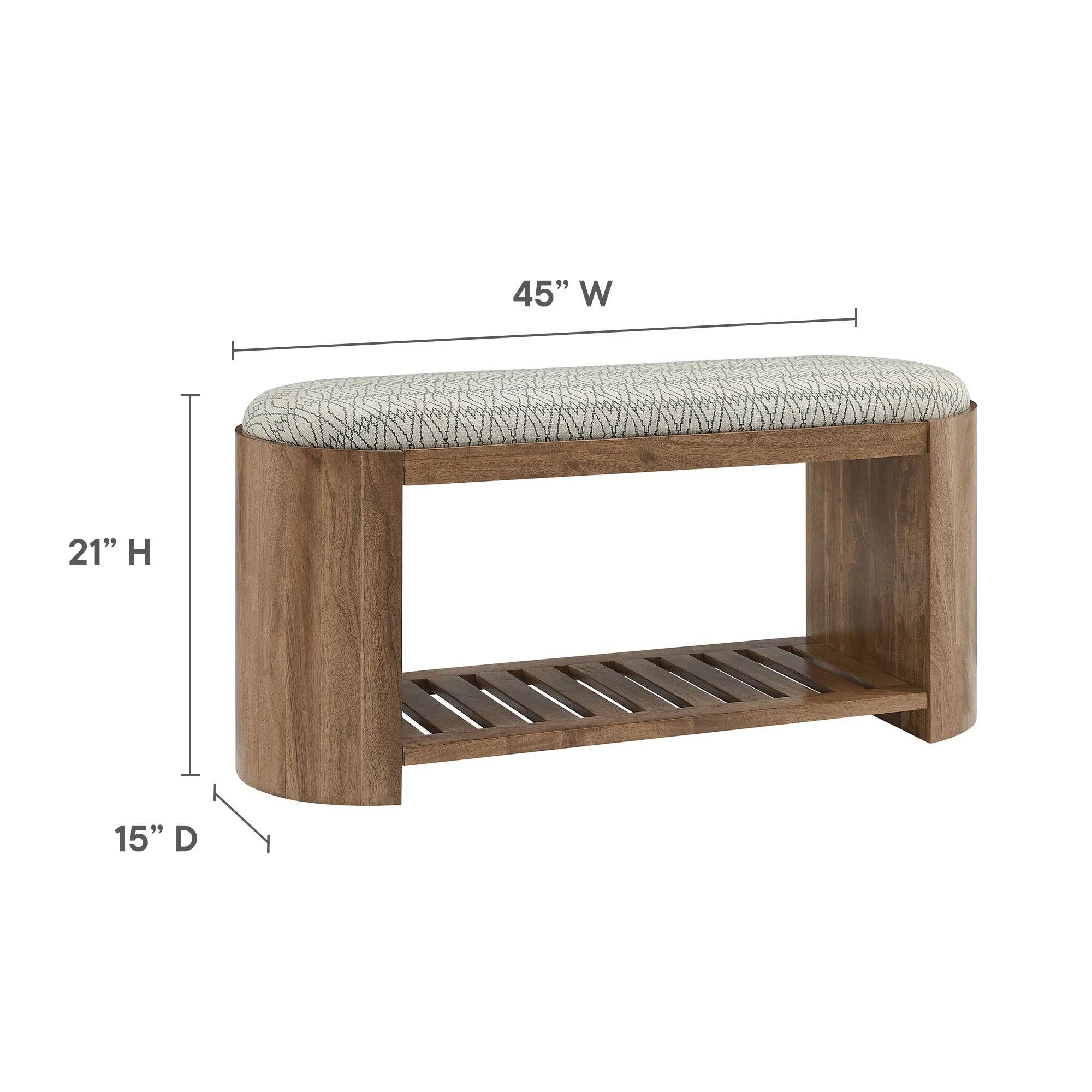 Contemporary Geometric Storage Bench