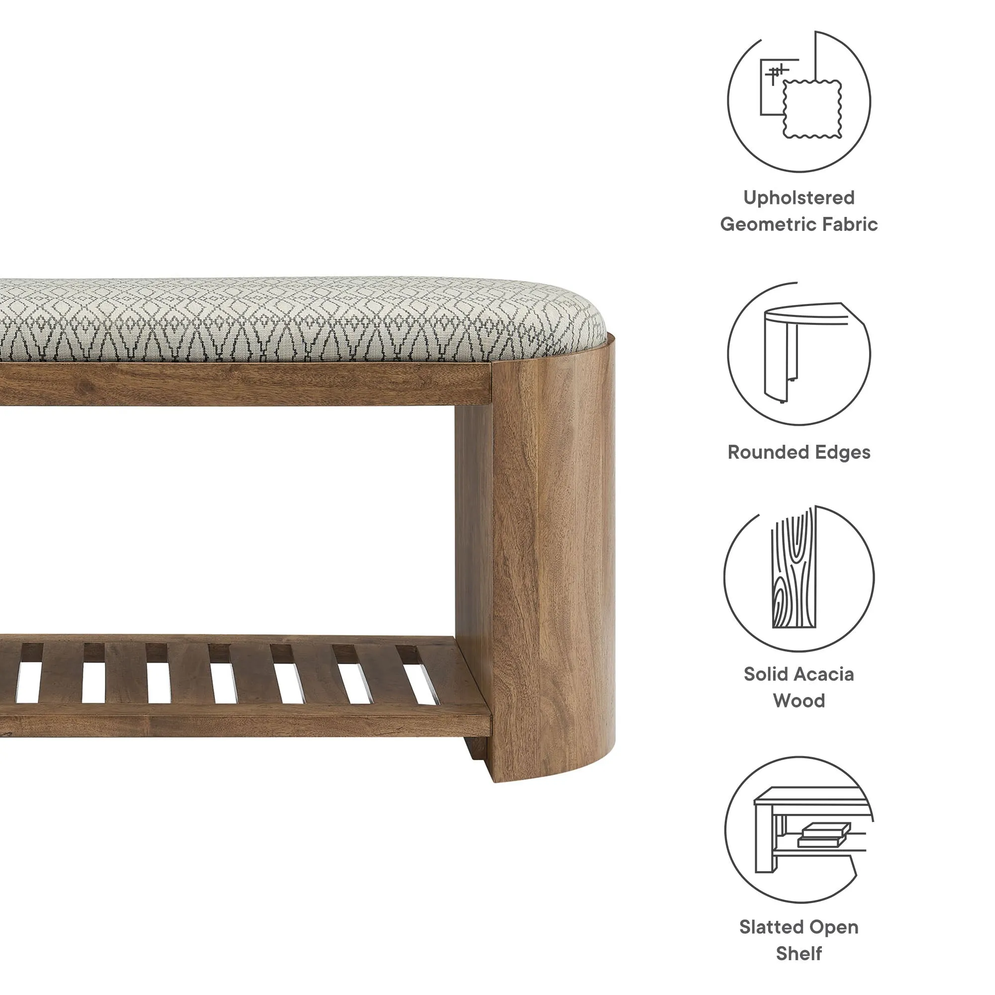 Contemporary Geometric Storage Bench