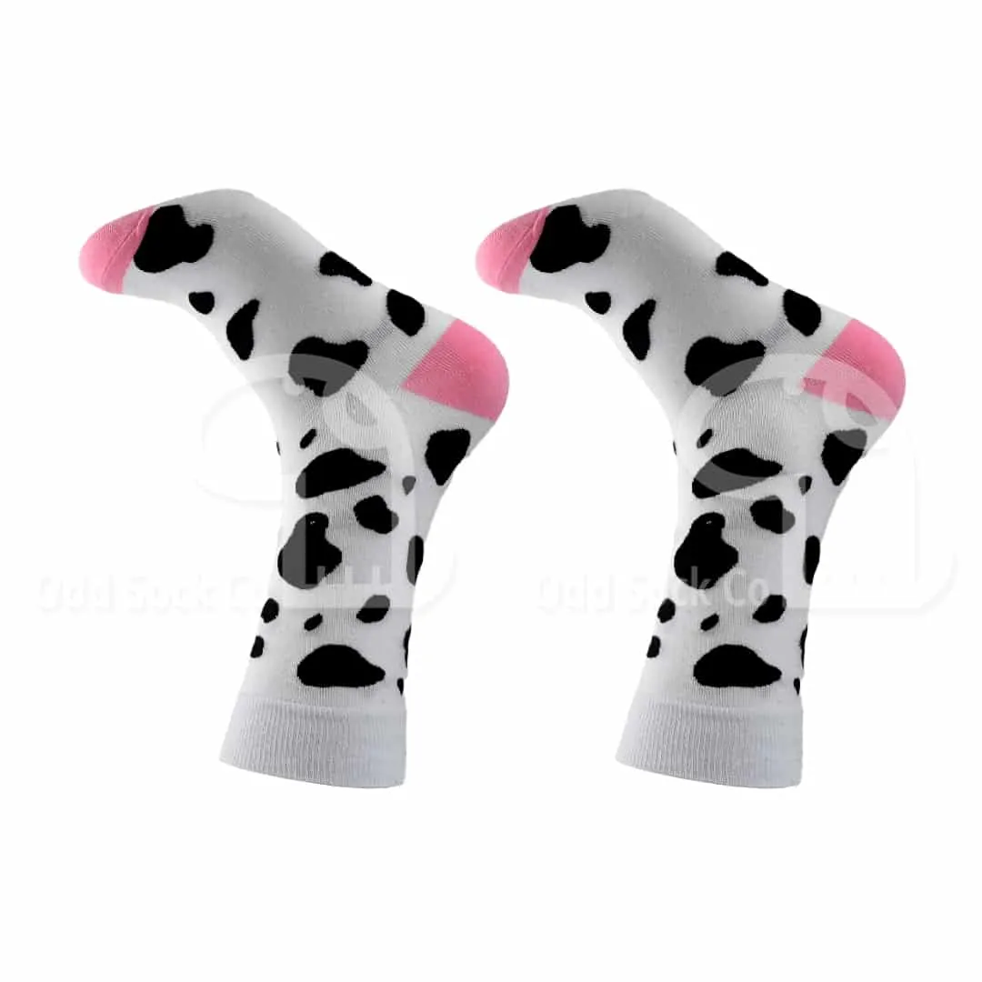 Cow Print Socks