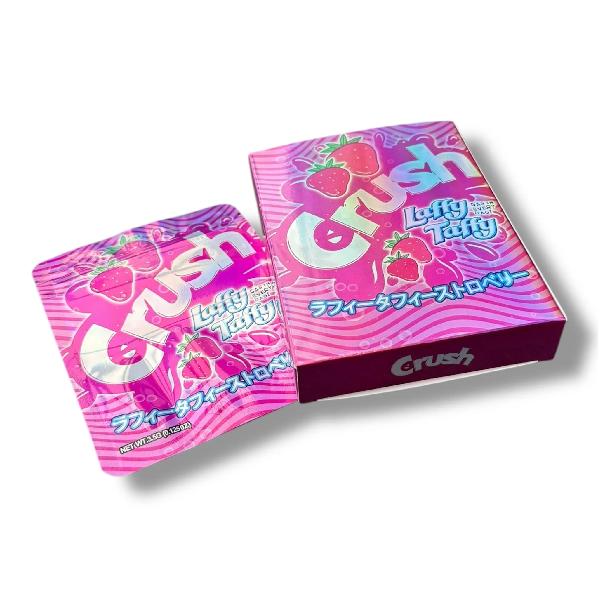 Crush Laffy Taffy Mylar Bag with Box 3.5 Grams