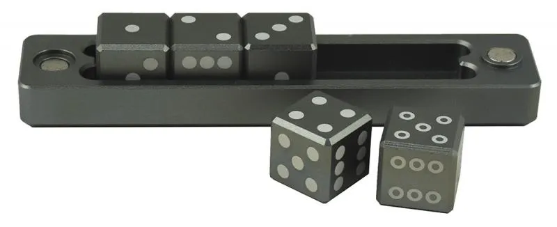 D6 - 5 Dice Set Gravity Dice (Black Forest)