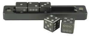 D6 - 5 Dice Set Gravity Dice (Black Forest)
