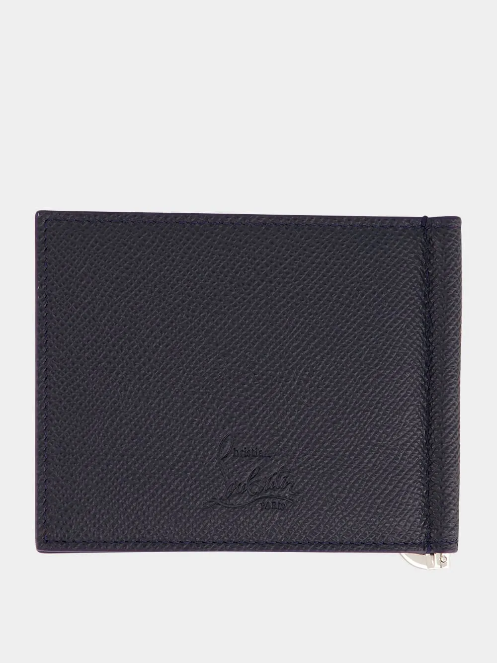 Dark Blue Groovy Money Clip Wallet