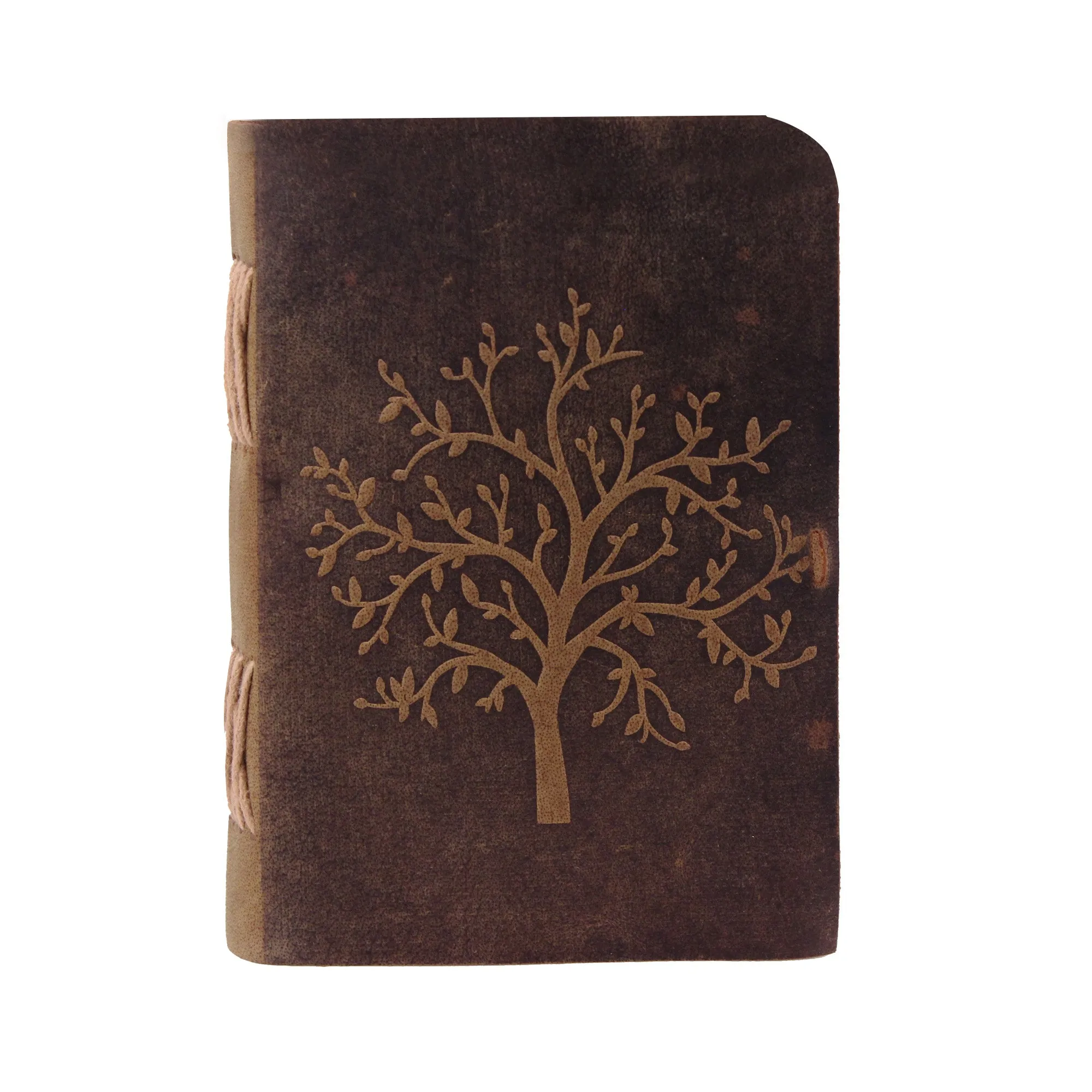Dark Brown Buffalo Leather Journal Writing Pad