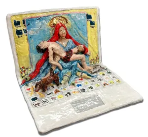 Dasha Bazanova, "Pieta Laptop"