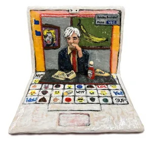 Dasha Bazanova, "Warhol Laptop"