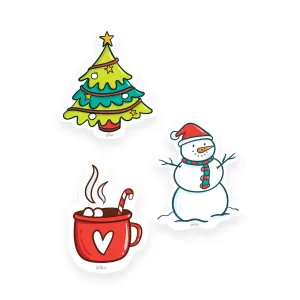Decal Stickers / Christmas - Set of 3