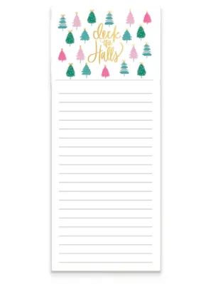 Deck The Halls Magnetic Notepad