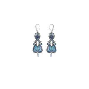 Deep Sea Large Lever Earrings