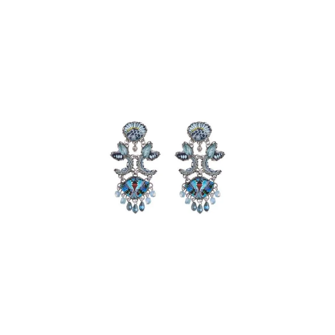Deep Sea Large Post Earrings