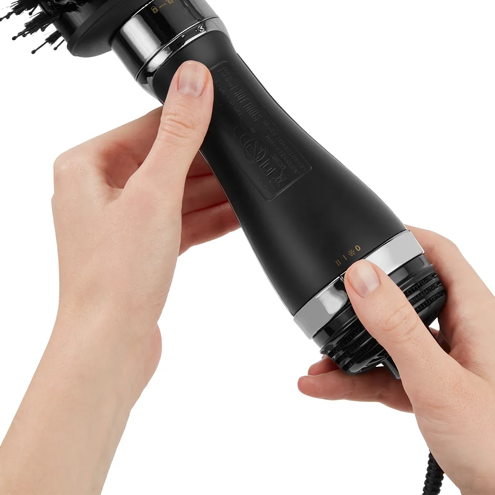DETACHABLE DUAL SET VOLUMISER BLOW DRY BRUSH