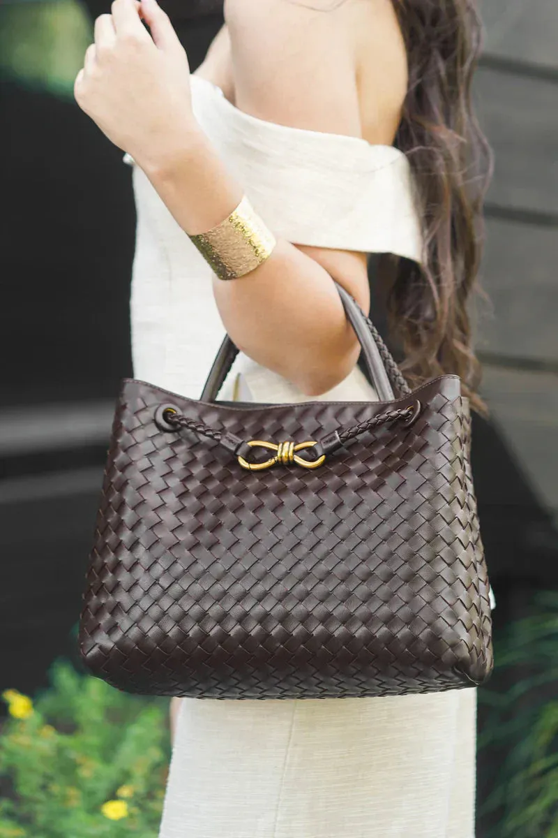 DIANA BAG - DARK BROWN