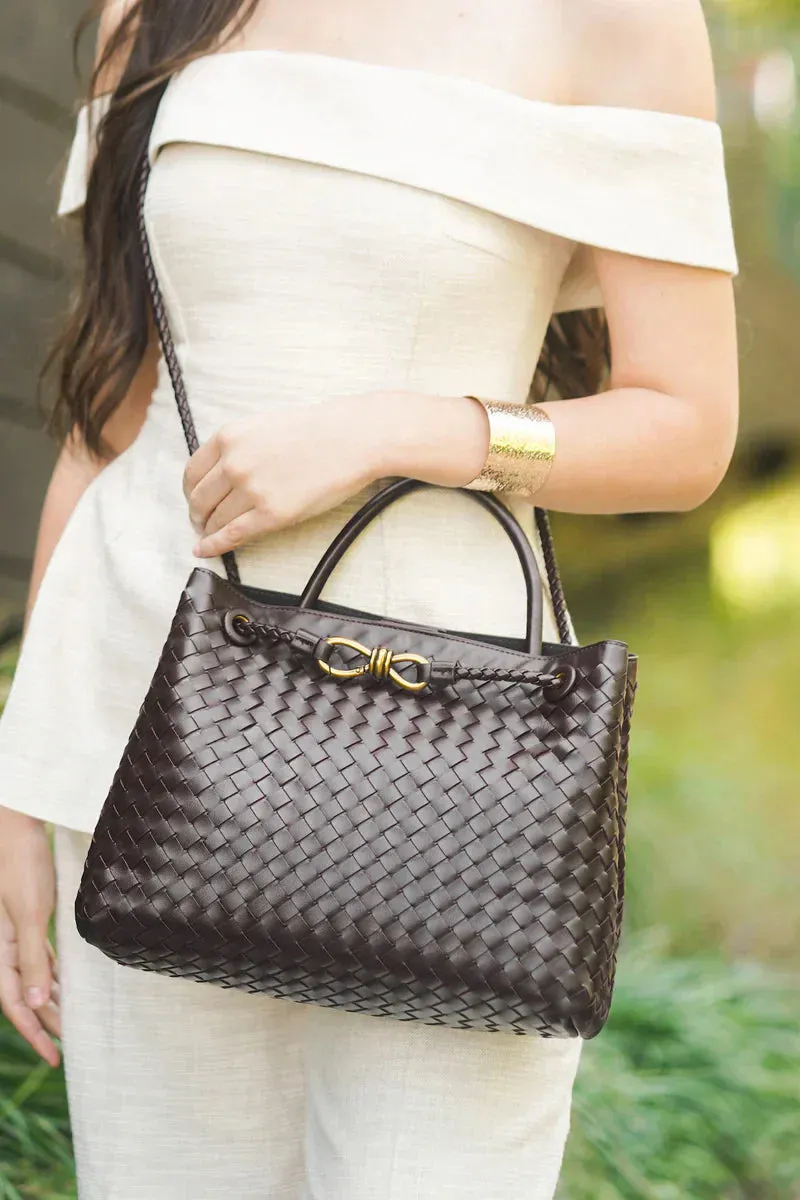 DIANA BAG - DARK BROWN
