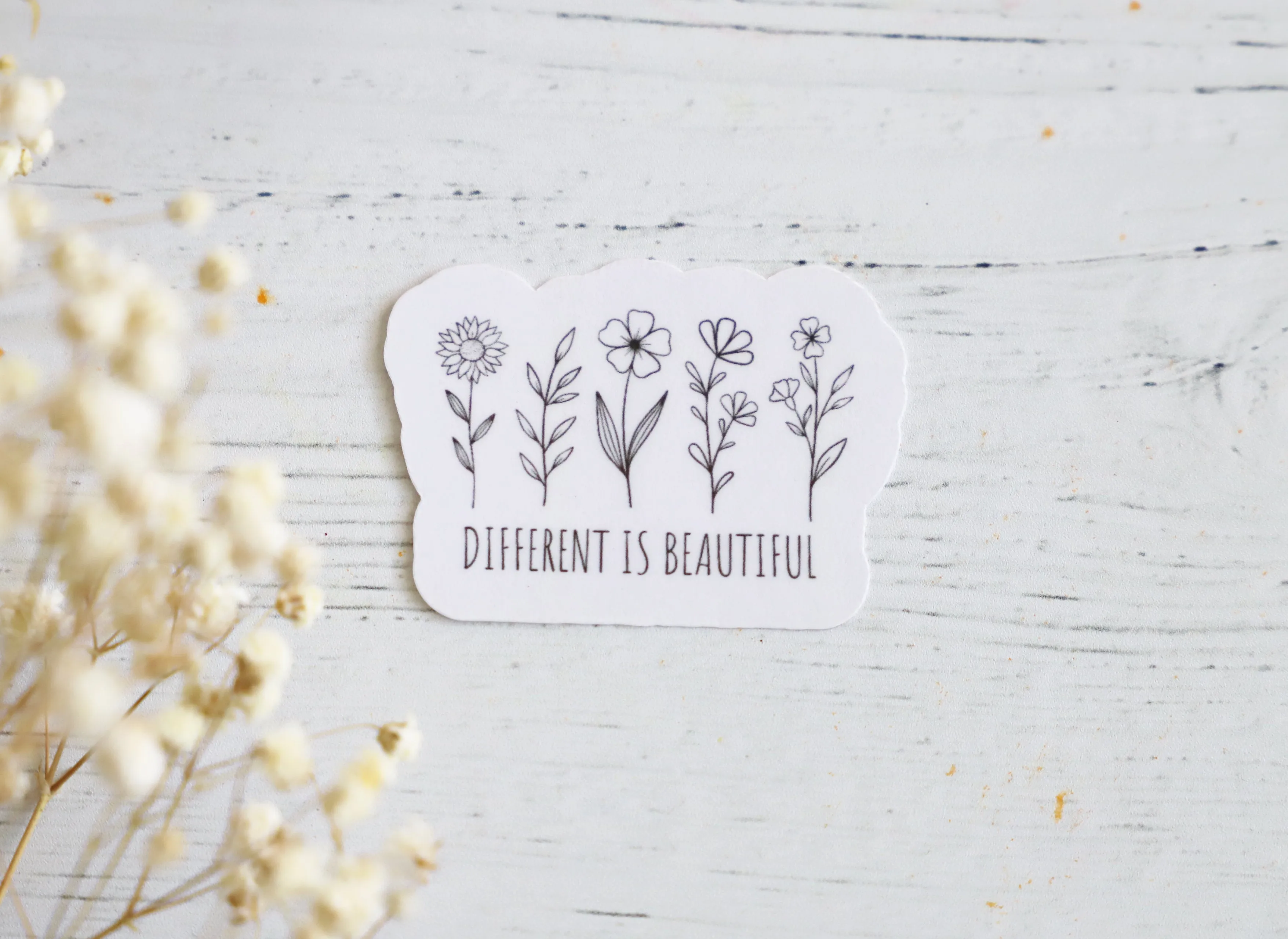 Different is Beautiful sticker