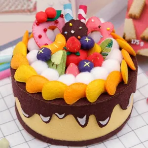 DIY Kit Felt Birthday Cake Storage Box