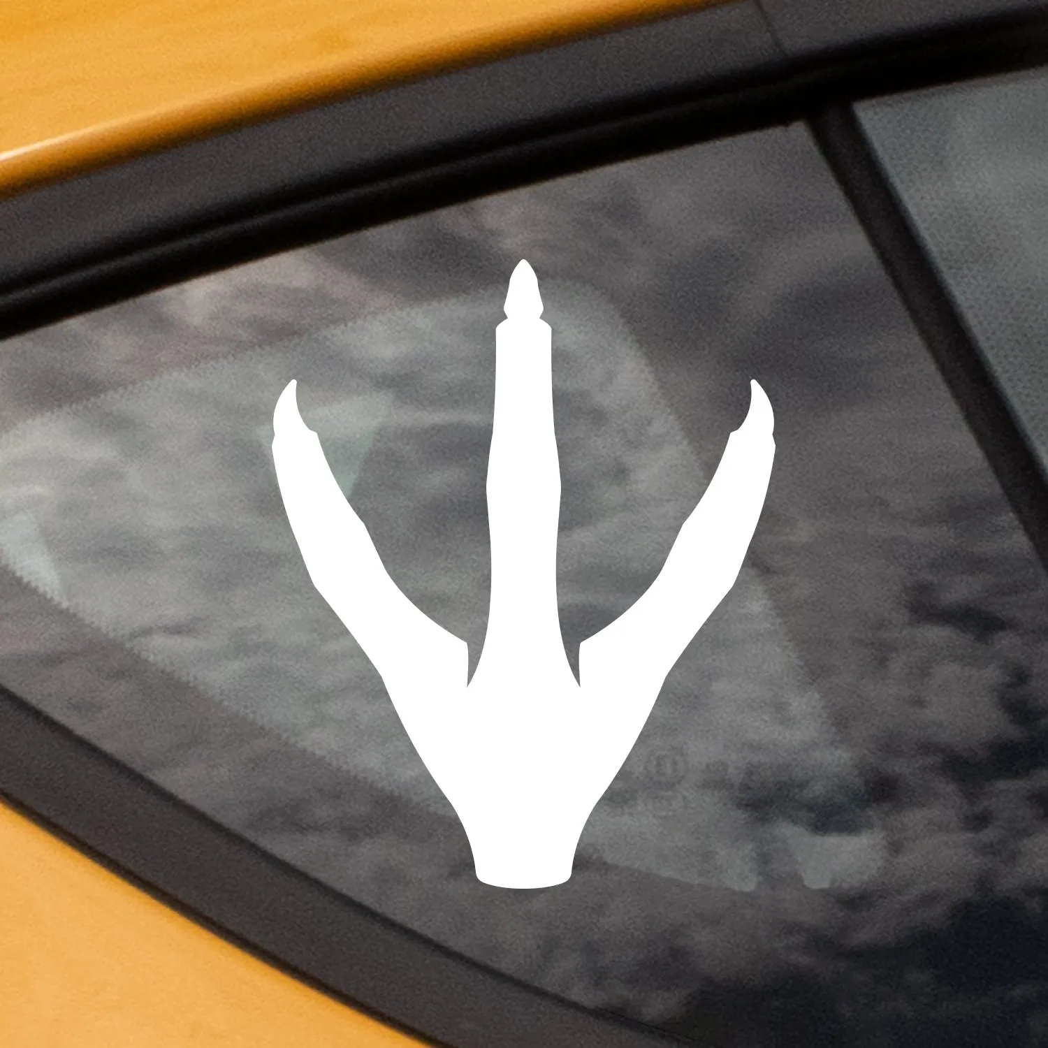 Duck Feet Print Decal