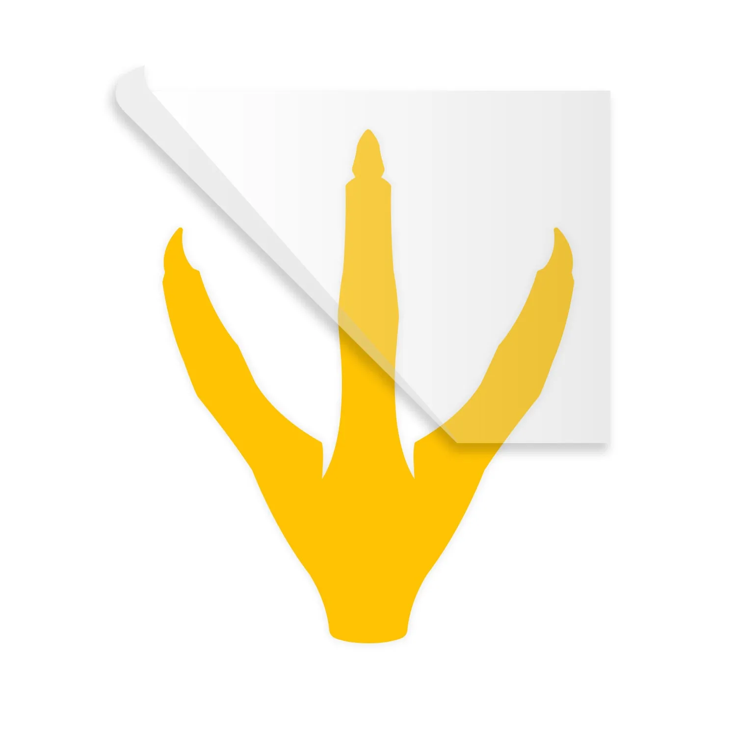 Duck Feet Print Decal