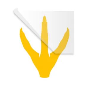Duck Feet Print Decal