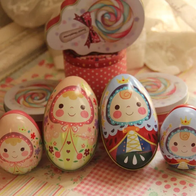 Easter Egg Candy Storage Tin
