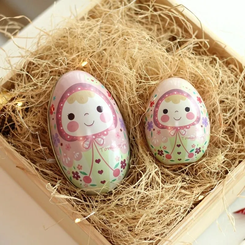 Easter Egg Candy Storage Tin