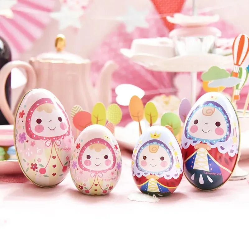 Easter Egg Candy Storage Tin