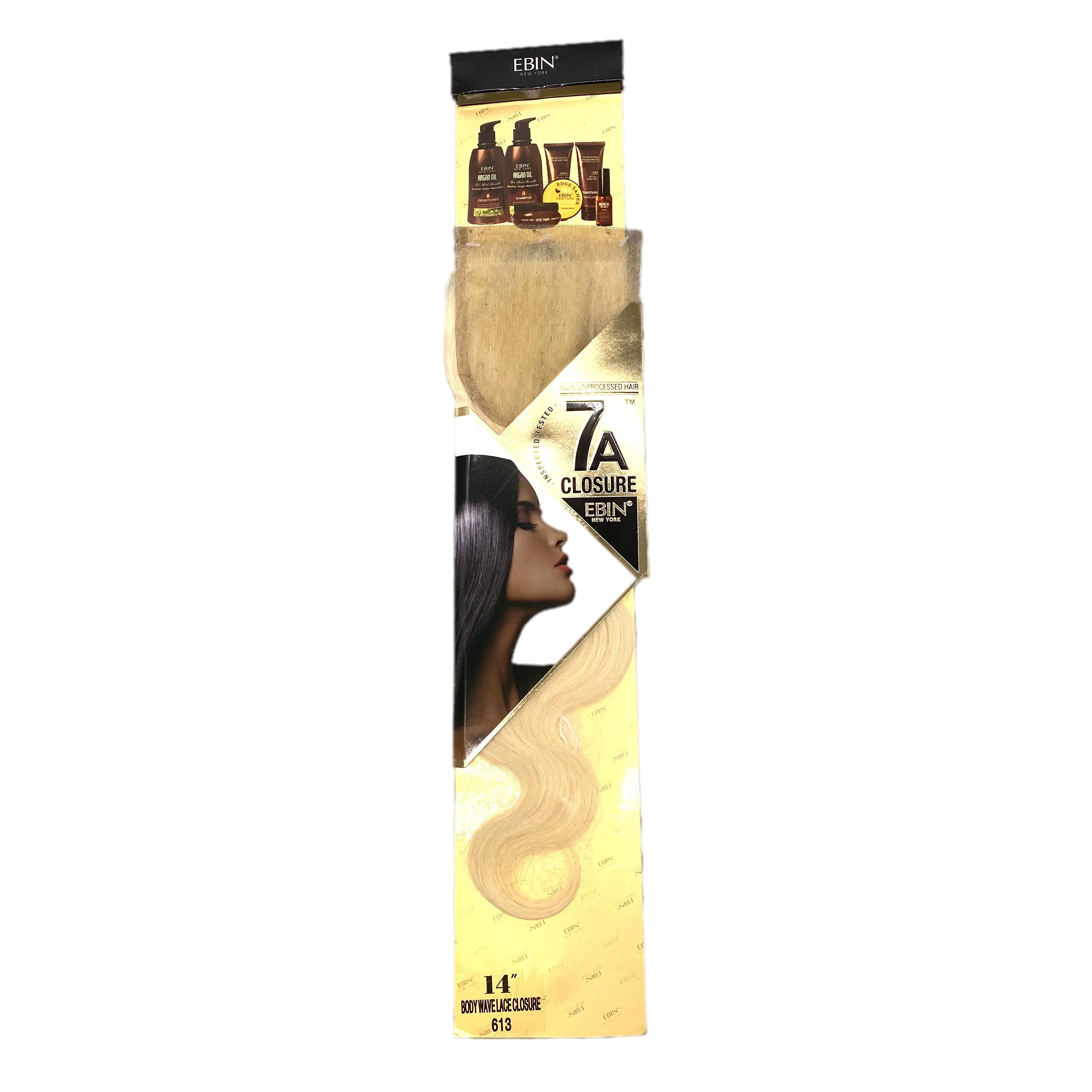 Ebin New York 4X4 CLOSURE BODY WAVE 14''(613)