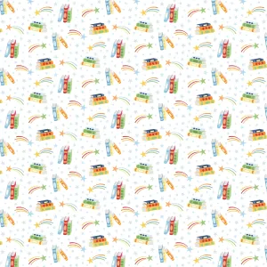 Echo Park - My Little Boy - 12x12 Single Sheet / Multi Journaling Cards