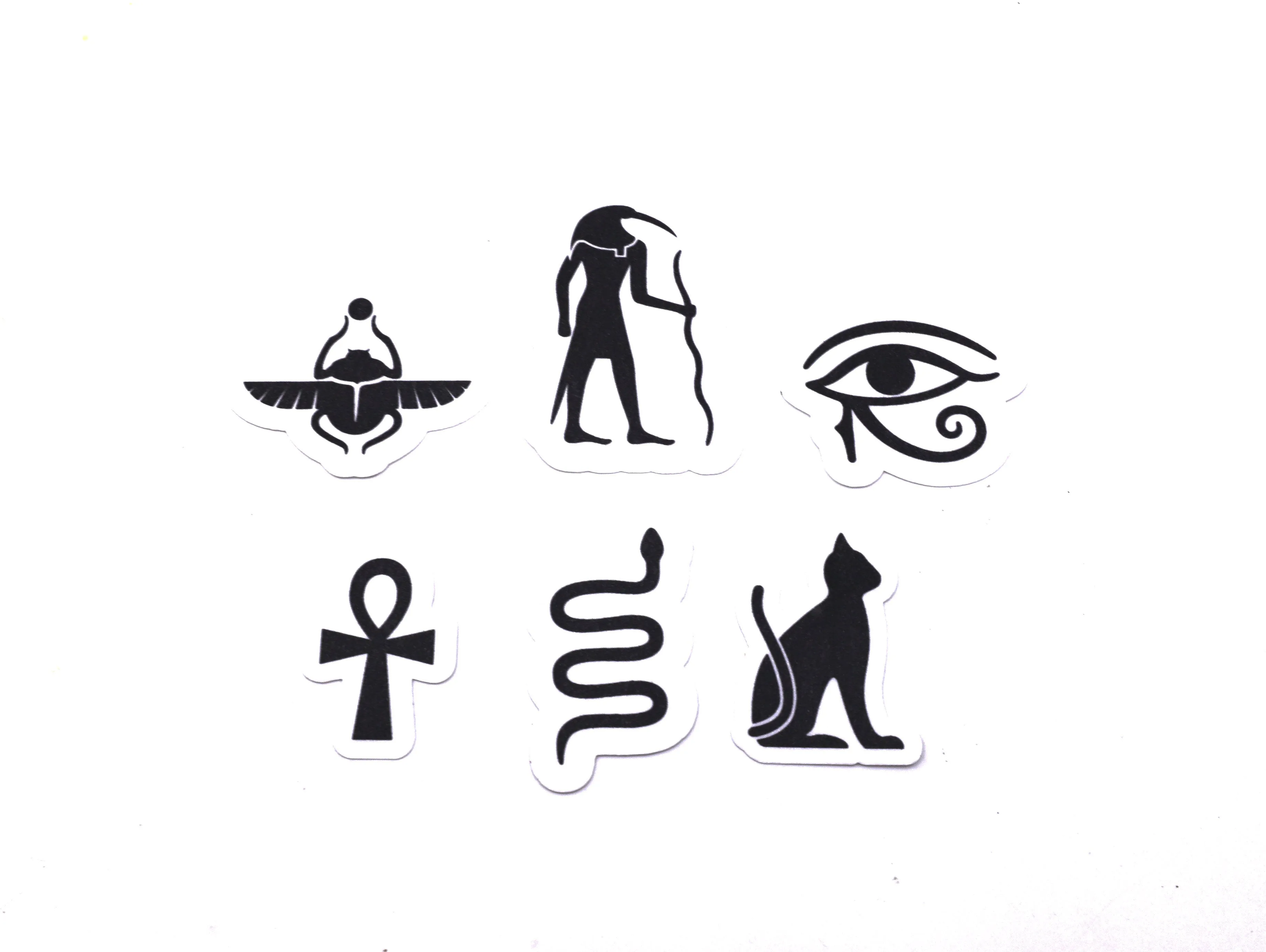 Egyptian Symbols sticker pack | 6pk