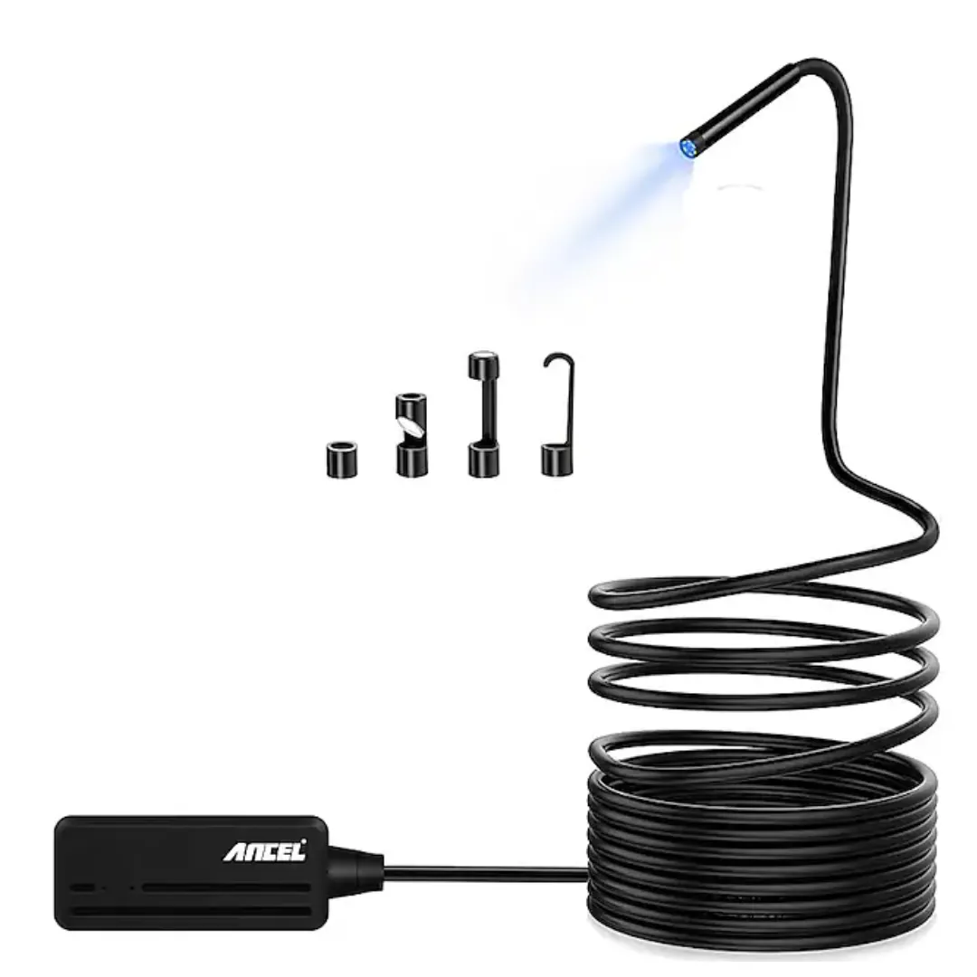 Endoscope Camera Ancel WIFI 5.5MM USB Inspection Camera 1080P iPhone Android