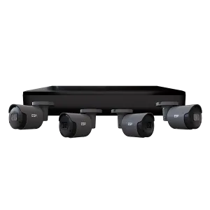 ESP RHD4KB4B1TB RekorHD 2MP Analogue 4CH 4 Camera Bullet Kit 1TB Black
