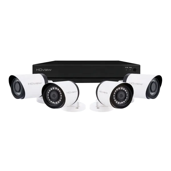 ESP SHDV4KB4W2TB HDview 4MP Super HD 4 Channel 2TB 4x White Bullet Camera Kit