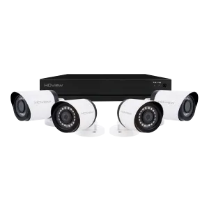 ESP SHDV4KB4W2TB HDview 4MP Super HD 4 Channel 2TB 4x White Bullet Camera Kit