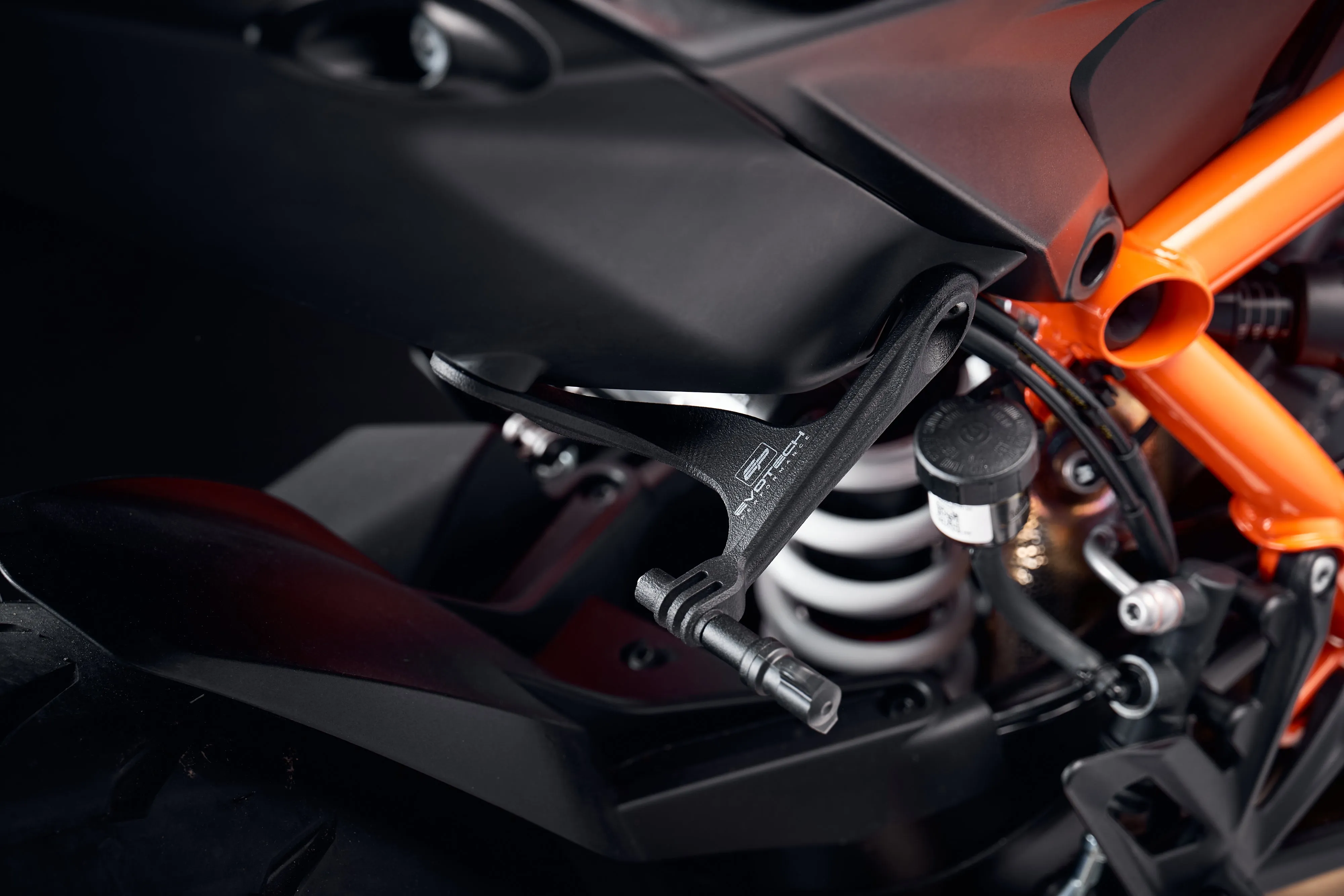 Evotech Footpeg Rear facing Action Camera Mount - KTM 1390 Super Duke R Evo (2024 ) (Right-hand Side)