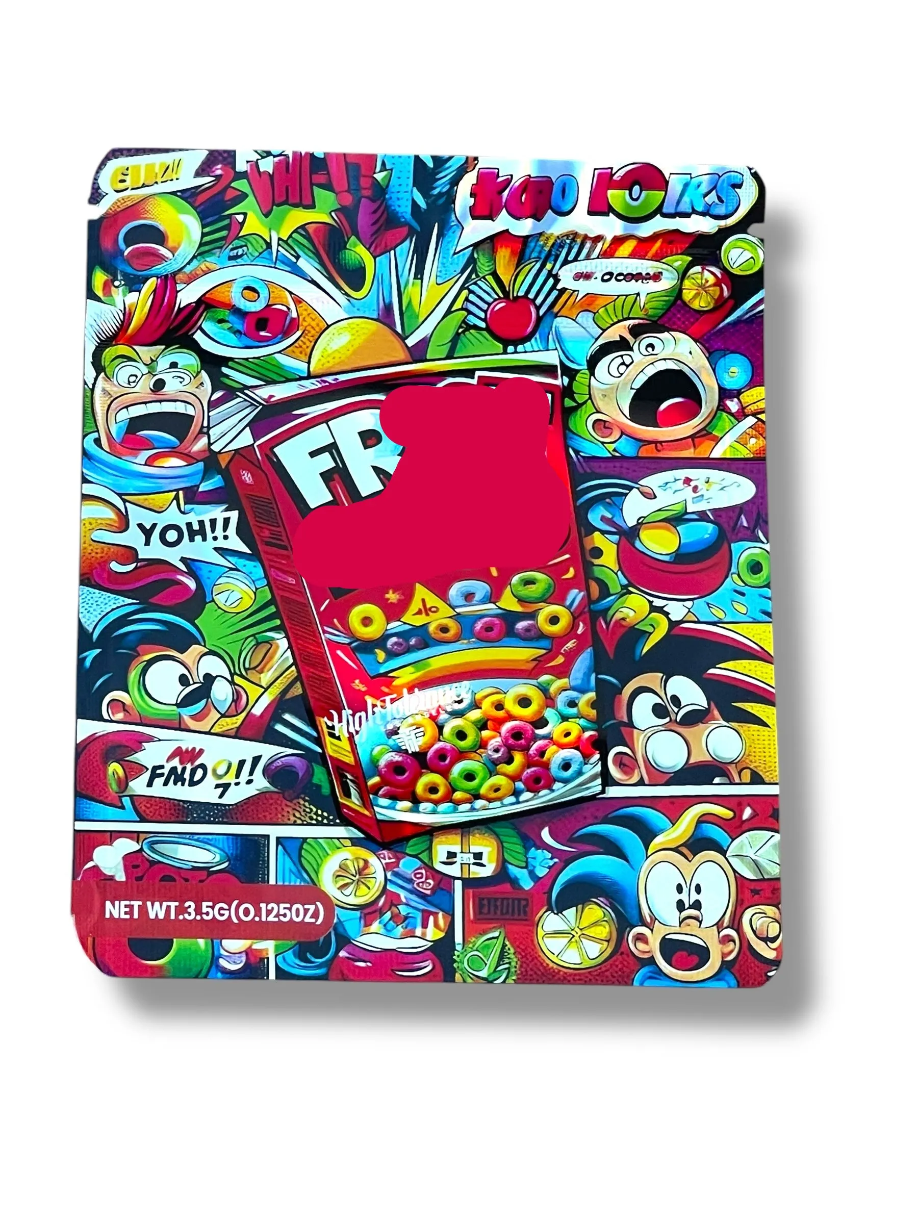 F Lops 3D Mylar Bag with Box 3.5 Grams