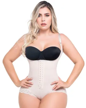 Fajas Sonryse Bodysuit Removable Straps Open Bust