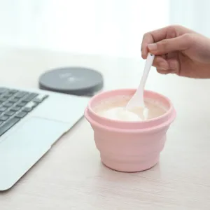 FaSoLa Travel Collapsible Silicone Bowl 1L - Baby Pink