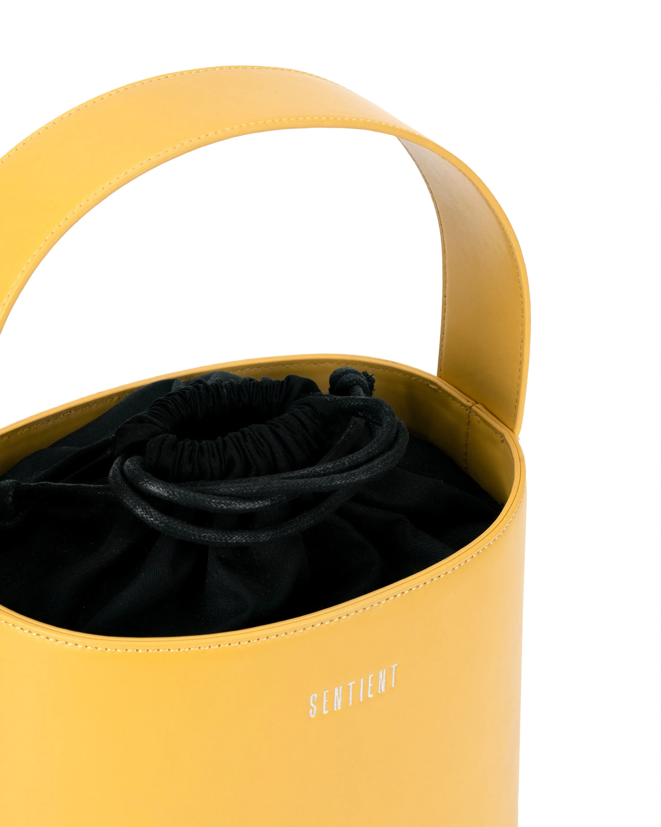 Fauna Medium Bamboo Leather Vegan Bag | Yellow