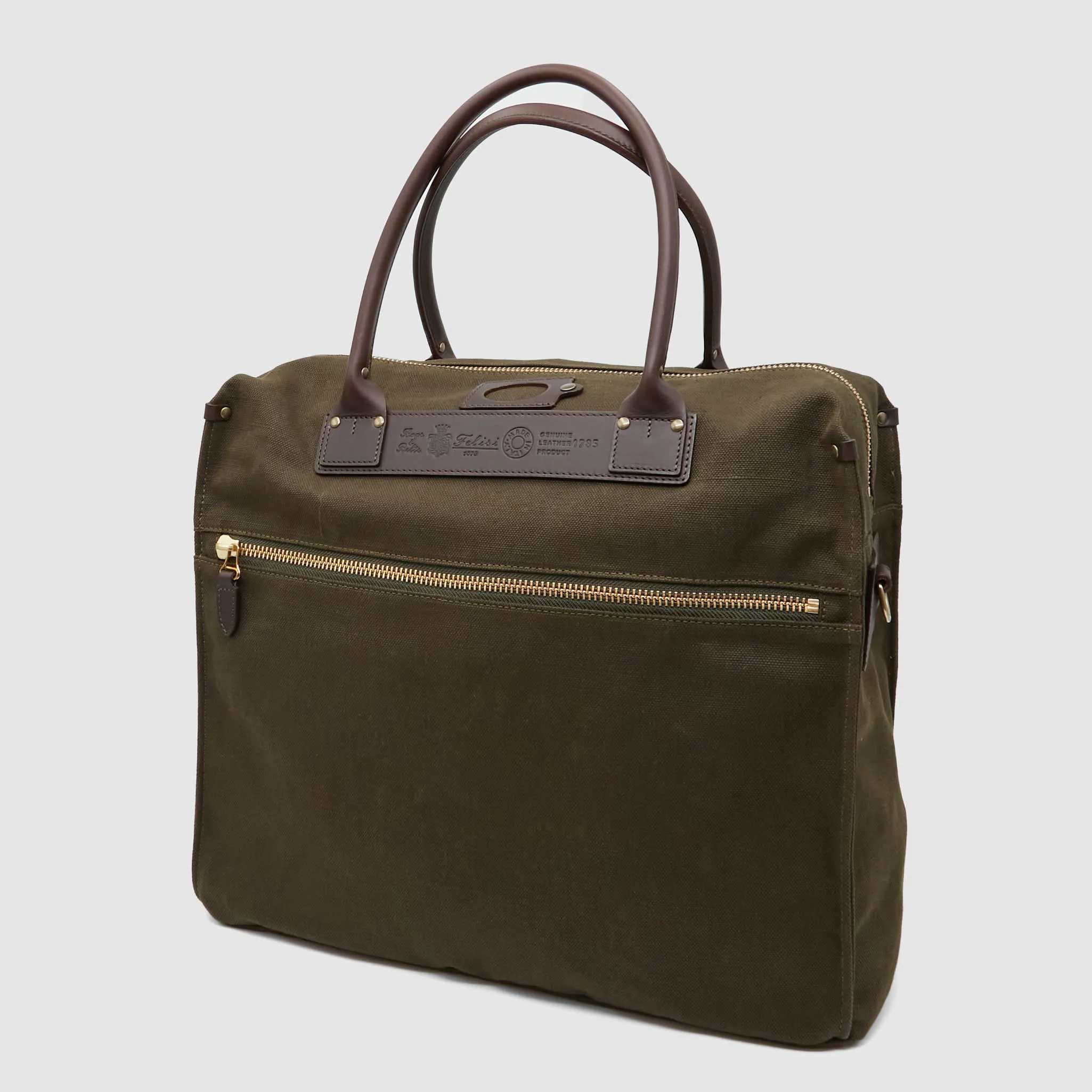 Felisi Canvas Double Carrying Briefcase