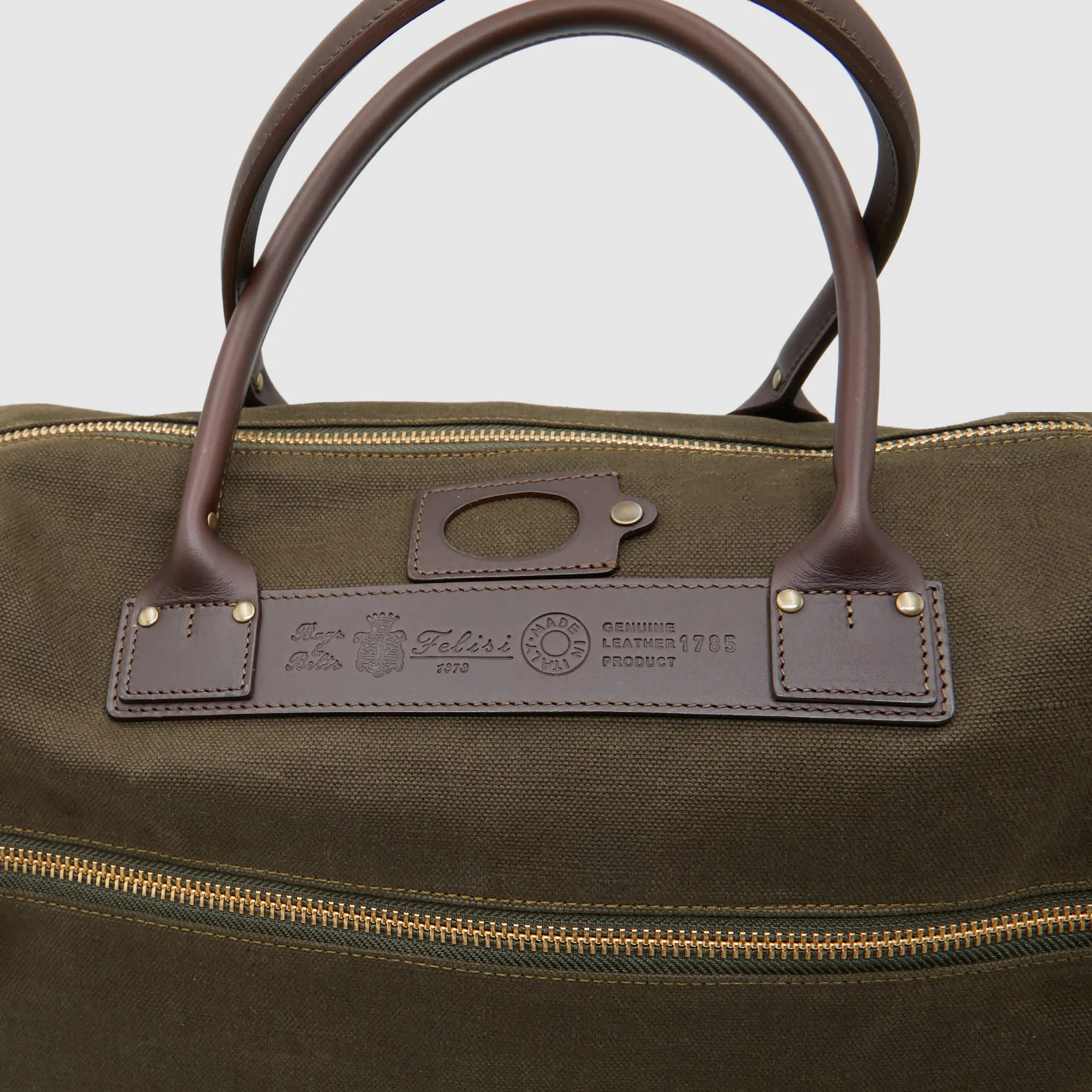 Felisi Canvas Double Carrying Briefcase