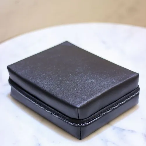 Fitizen  Riser (Organiser) Black Vegan Leather Laptop Stand,Ergonomic Laptop Stands Compatible with laptops of 10"-15"