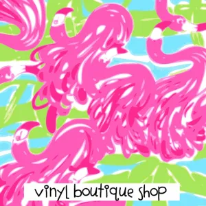 Flamingo Pink Lilly Inspired Vinyl