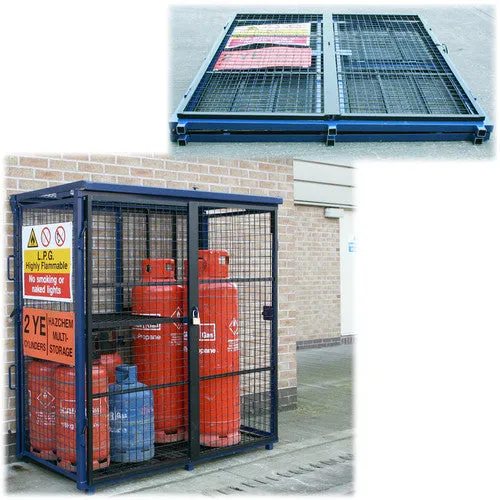 Folding Gas Cage H1650 x W1580 x D760mm (4 X 47KG   8 X 19KG)
