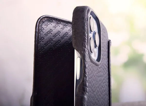 Folio iPhone 13 Pro Max leather case with MagSafe