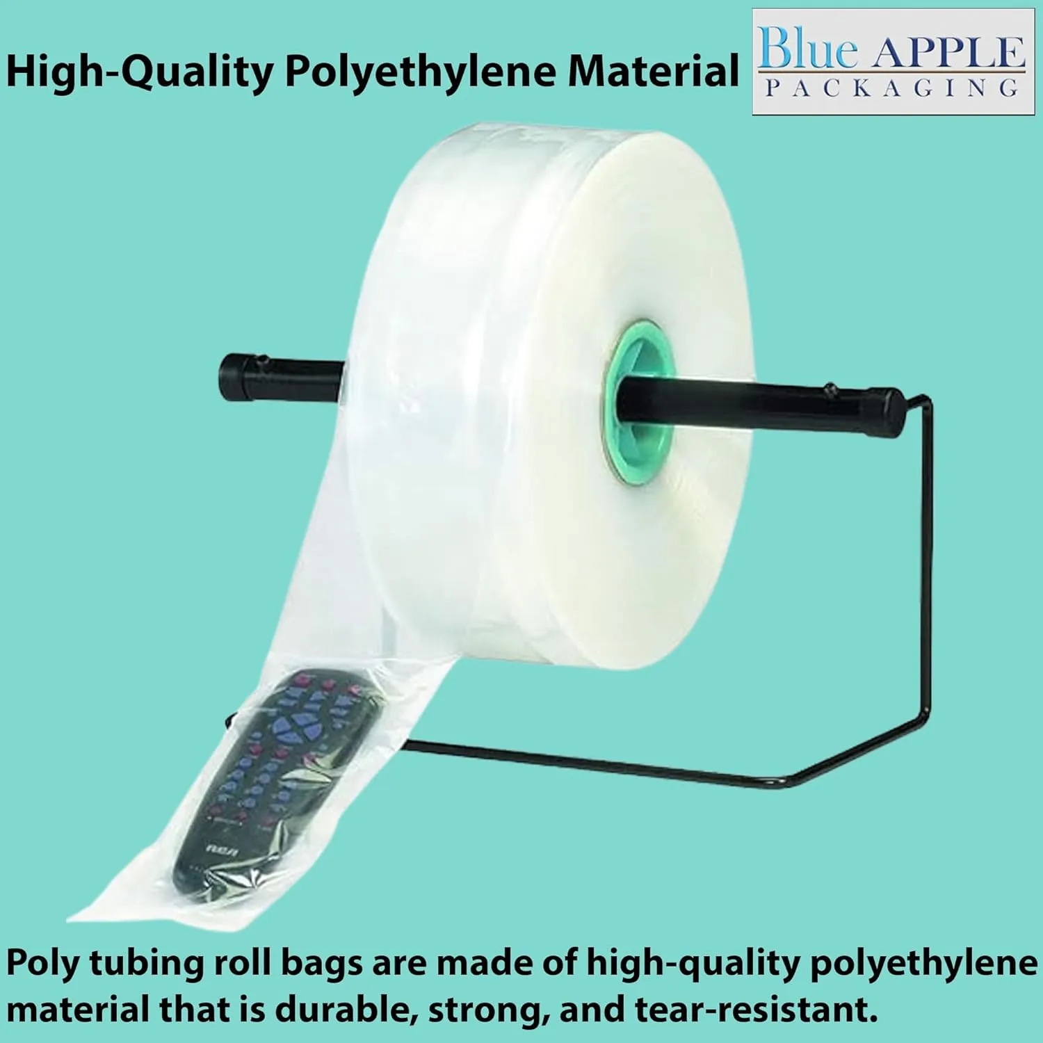 Food Grade Poly Tubing Roll Bags 2Mil 40x2150ft- Impulse Heat Sealer