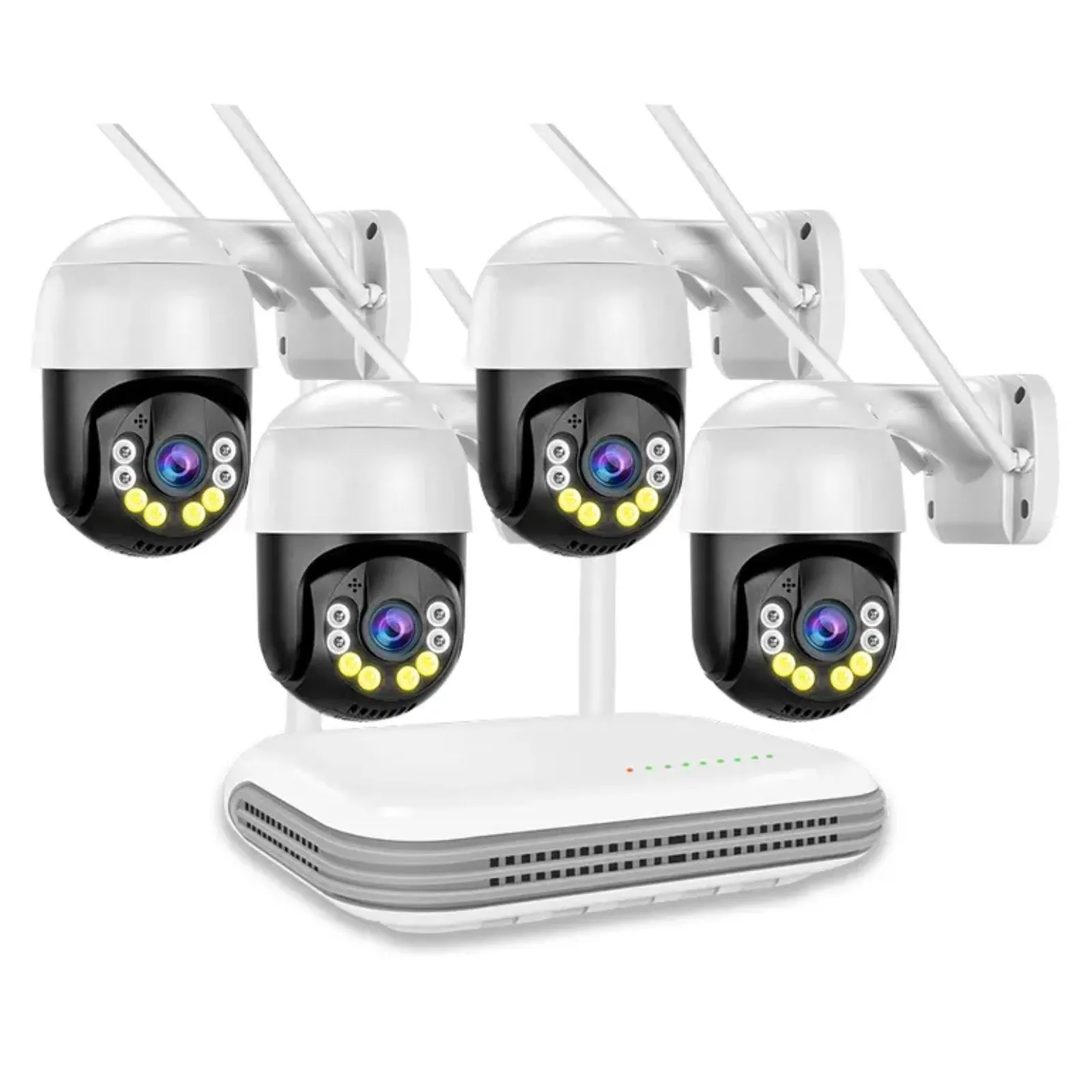 Four Channel Wifi Camera Kit 3MP Pan/Tilt Day/Night Cam 1080p Full HD NVR