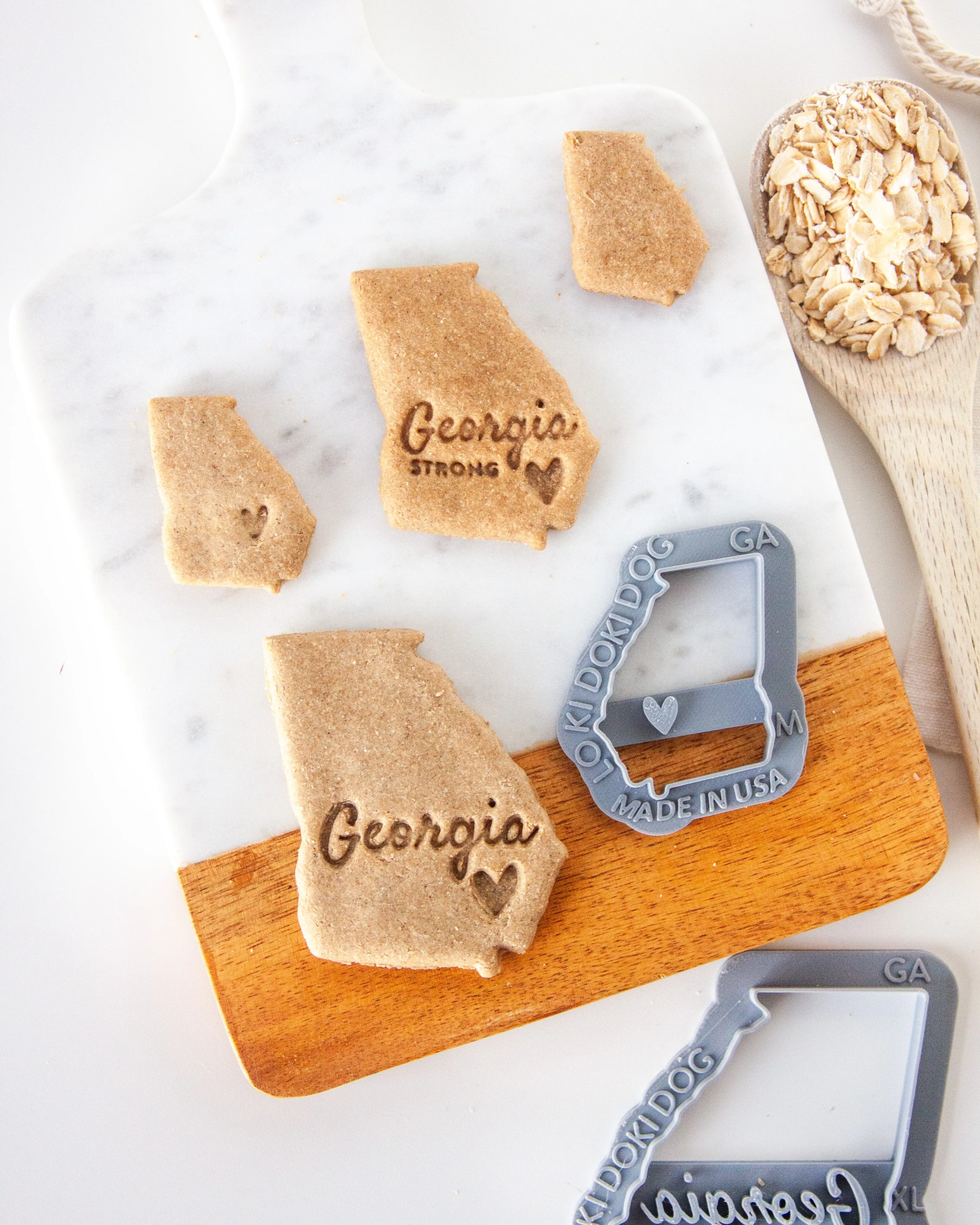 Georgia  State Shaped Cookie Cutter (Multiple Styles Available)