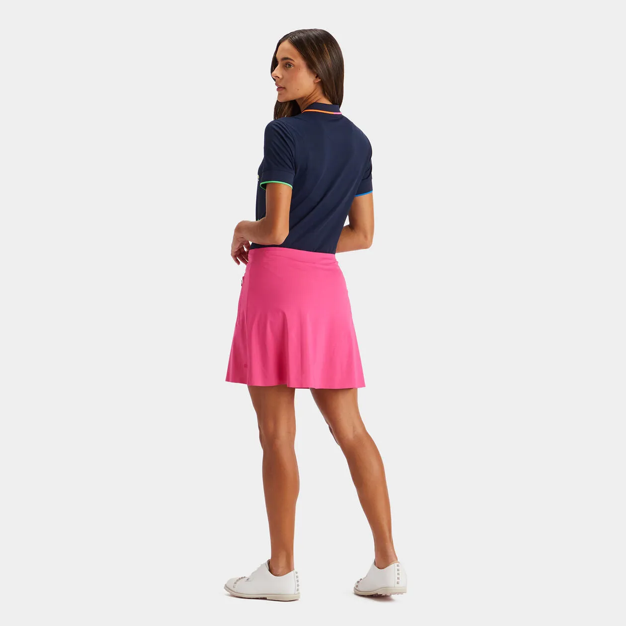 G/Fore Women's Silky Tech Nylon A-Line Skort: Sorbet