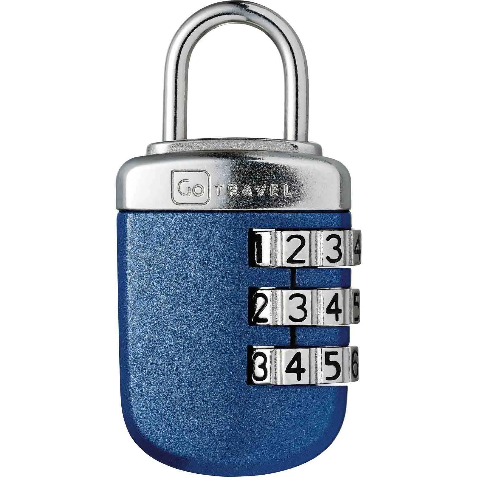 Go Travel Big Wheel Combi Padlock Blue